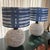 Nautical South Pacific Cowrie Sea Shell Encrusted Table Lamps Ikat Style Shades - A Pair For Sale - Image 3 of 12
