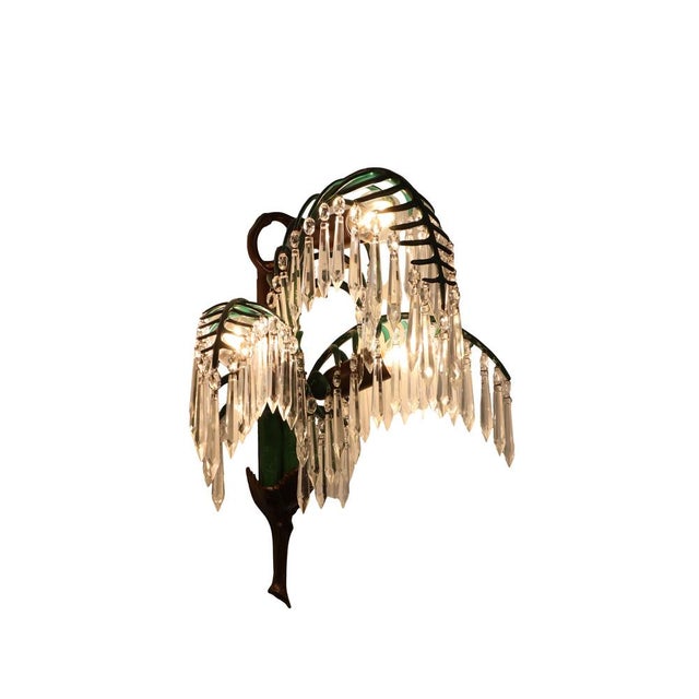 Early 21st Century Vintage Palm Wall Lamp by Josef Hoffmann for Bakalowits, 2010s For Sale - Image 5 of 5