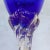 Italian 1950s Italian Hand-Blown Long Stemmed Blue Nason Moretti Wine Glasses- Set of 6 For Sale - Image 3 of 7