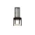 Wood Tonon Wooden Chairs in Black, Set of 8 For Sale - Image 7 of 11