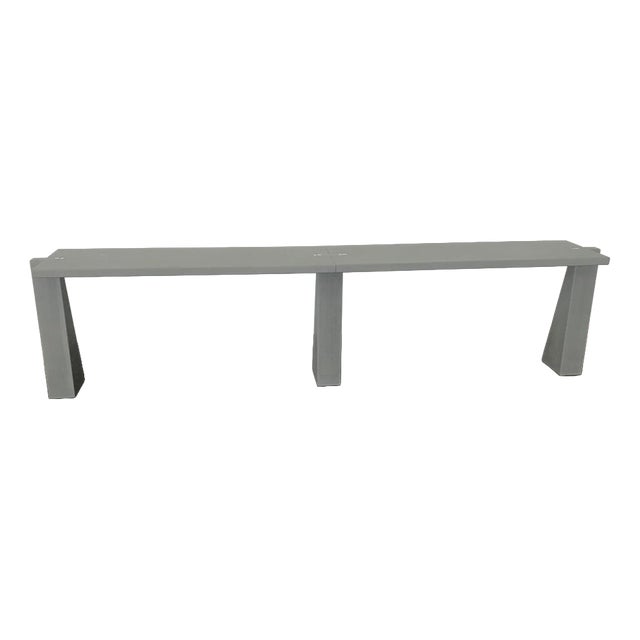 Pietra Serena Model Incas Console Table by Angelo Mangiarotti for Skipper, 1990s For Sale