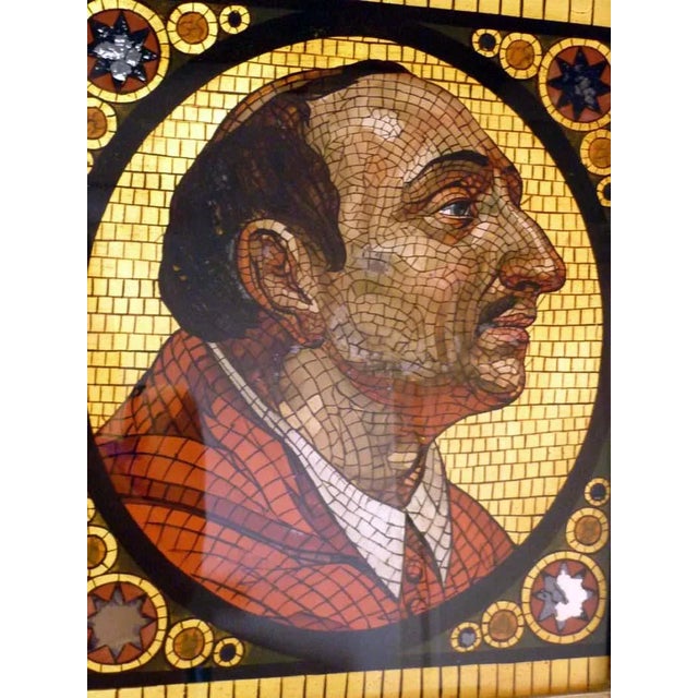 Antique Religious Paint on Glass, in Flawless conditions. Designed before 1890