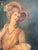 Antique Oil Portrait Young Woman European Lady Gilt Frame 19th Century For Sale - Image 10 of 12
