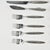 Coastal Reed and Barton Pisces Pattern Fish Motif Stainless Flatware Set 4 Table Settings - 21 Pieces For Sale - Image 3 of 12