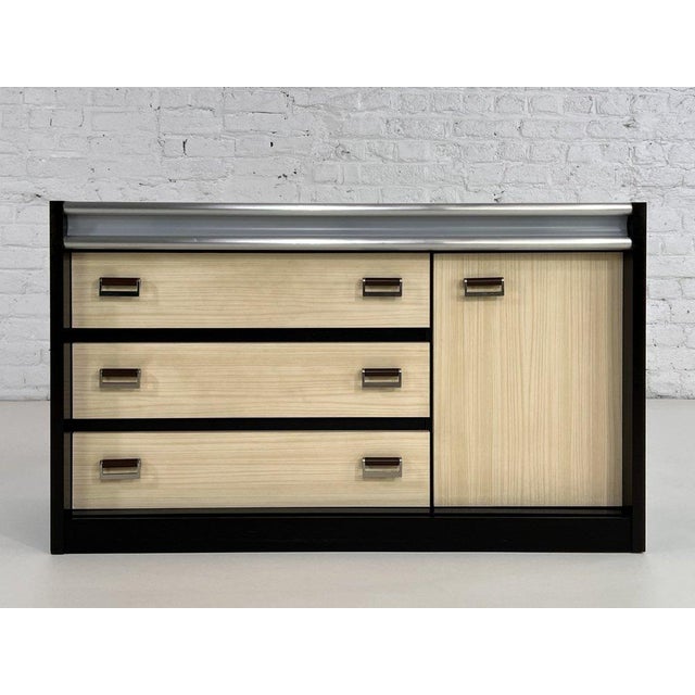 Modular Chest of Drawers with Integrated Shelves and Mirror, 1970s For Sale - Image 4 of 8