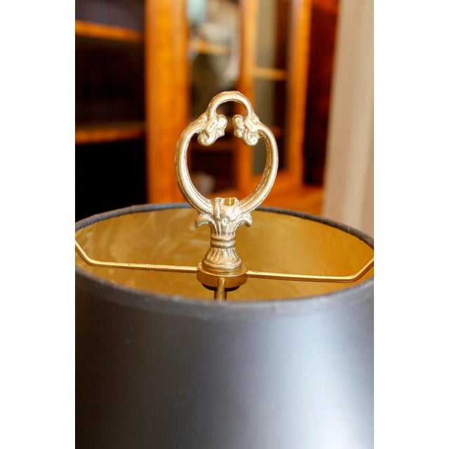 Late 19th Century English Brass Candlestick Lamp, 19th Century For Sale - Image 5 of 6