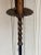 1950s Spanish Gilt Iron Floor Lamp on Scrolled Tripod Base For Sale - Image 5 of 12