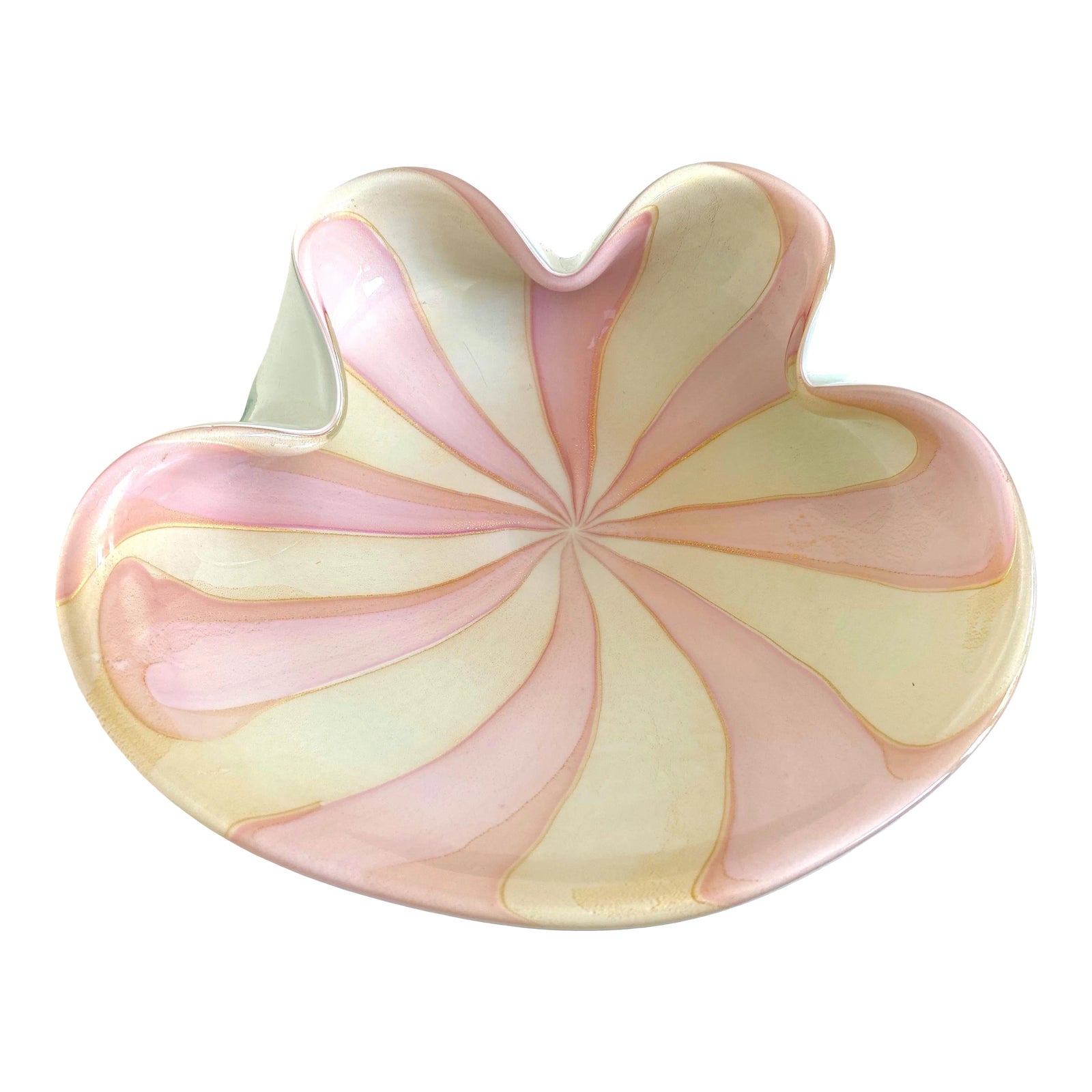 Vintage Mid Century Modernist Alfredo Barbini Murano Art Glass