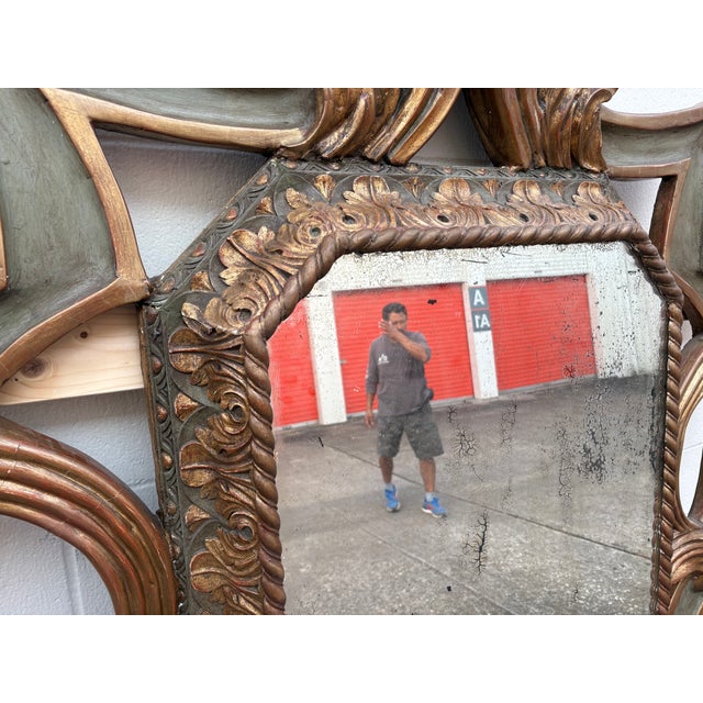 19th Century Italian Baroque Style Giltwood Mirror For Sale - Image 14 of 18