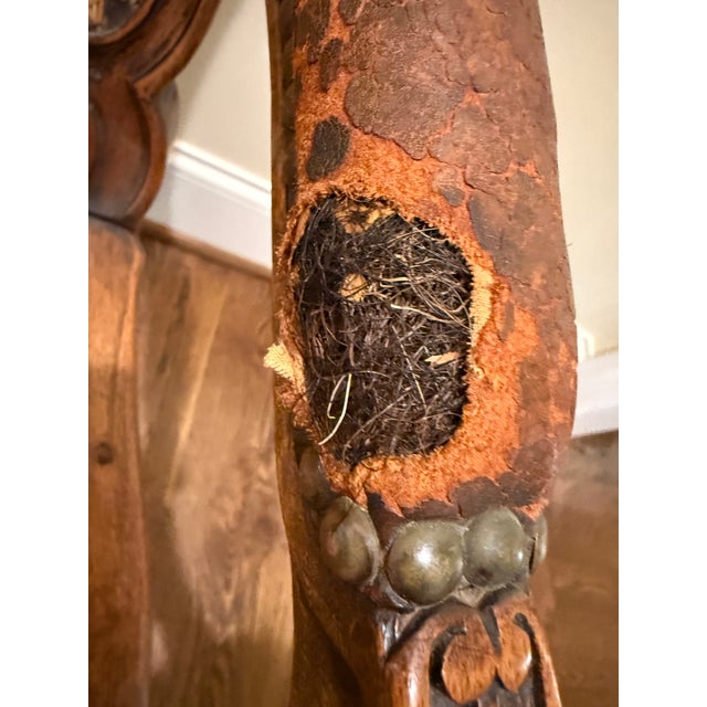 Antique Louis XV Caned Chair For Sale In Nashville - Image 6 of 12