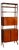 Italian Modular Teak Bookcase with Bar Compartment and Sliding Doors, 1960s For Sale