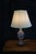 Vintage Hollywood Regency Crystal Marble Trophy Mantel Urn Table Lamp For Sale - Image 4 of 12