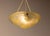 Gold Molded Glass Bowl Pendant Light with Floral Design, 1890s For Sale - Image 8 of 9