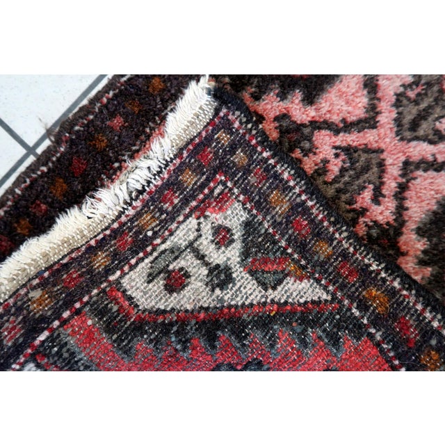 Tribal 1960s, Handmade Vintage Uzbek Bukhara Runner 1.7' X 4.5' For Sale - Image 3 of 9