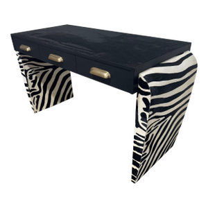 Chelsea House Zebra Stamped Hide Desk