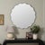 Spritely Home Cleo Scalloped Silver Wall Mirror For Sale - Image 4 of 7