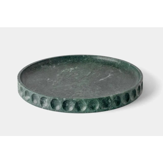 Mirage Contenitore basso by Studio Intervallo Dimensions: D 30 x H 3.2 cm Materials: green Guatemala marble. Available in...