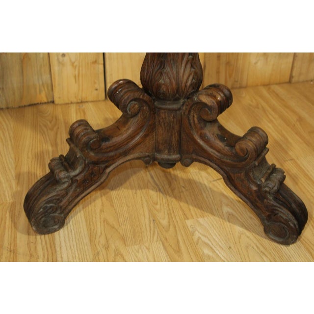 19th Century Wooden Candleholder For Sale - Image 3 of 11