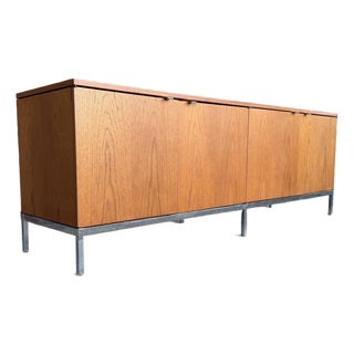 Knoll International Teak Credenza by Florence Knoll For Sale