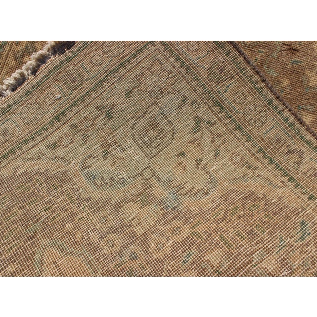 1950s Semi Vintage Tabriz Rug - 3′2″ × 4′10″ For Sale - Image 11 of 12