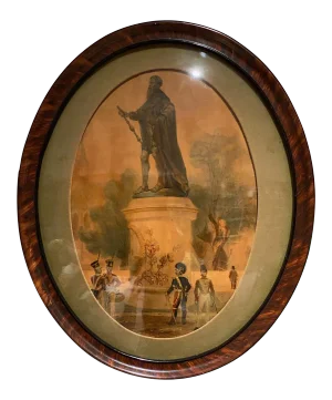 Late 19th Century Victorian Figurative Painting, Framed
