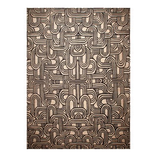 Oversized Art Deco Style Modern Rug For Sale