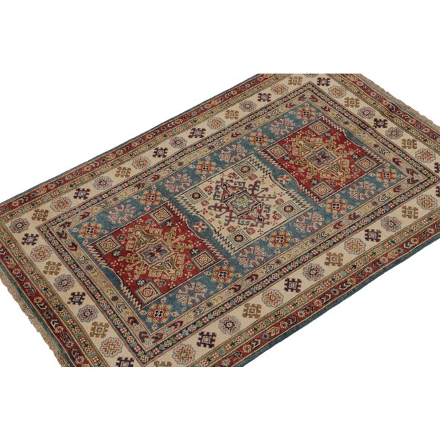 Inspired by the traditional Kazak tribal rugs, this 4x6 rug is the latest to join Rug & Kilim’s Modern Classics...