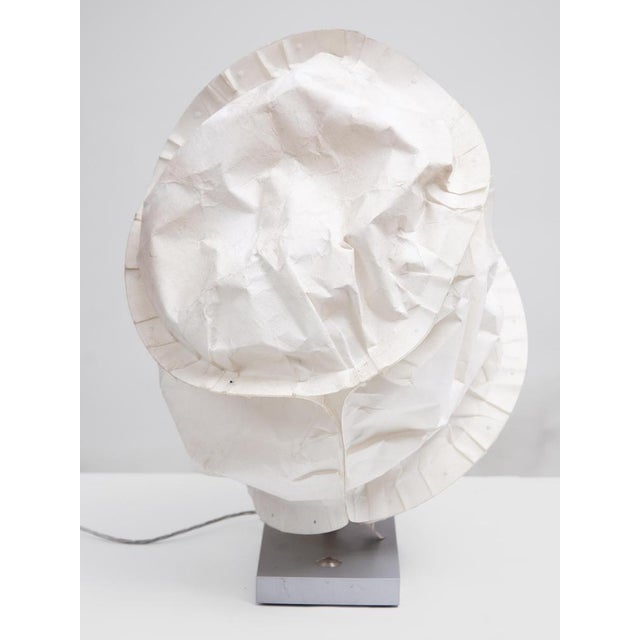 White Paper Parchment Cloud Table Lamp by Frank Gehry for Belux, 2000 For Sale - Image 8 of 13