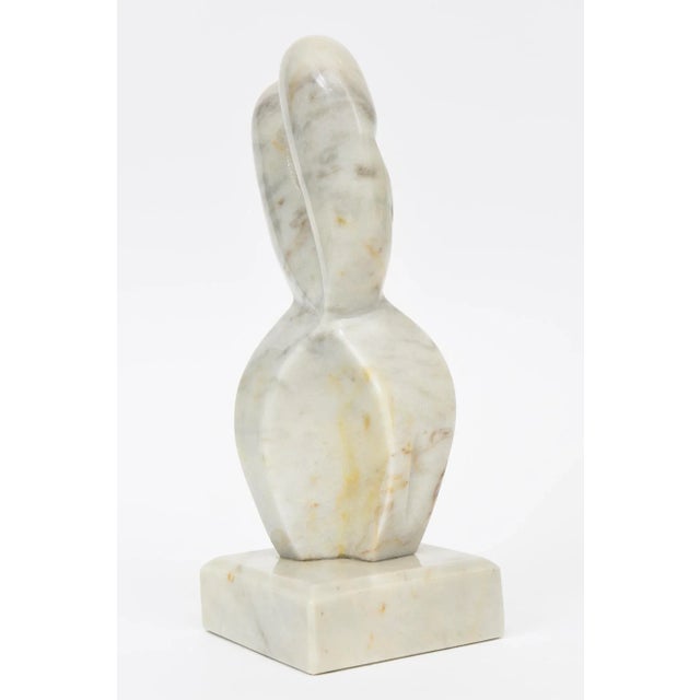 Vintage Cubist Abstract Variegated Marble Sculpture 1970's For Sale - Image 9 of 12