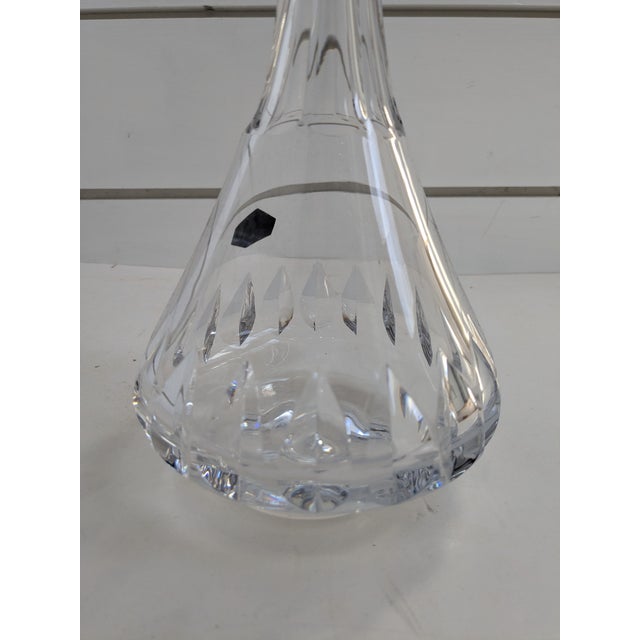 Glass Saint Louis Crystal French Decanter With Stopper – 11.75" For Sale - Image 7 of 10