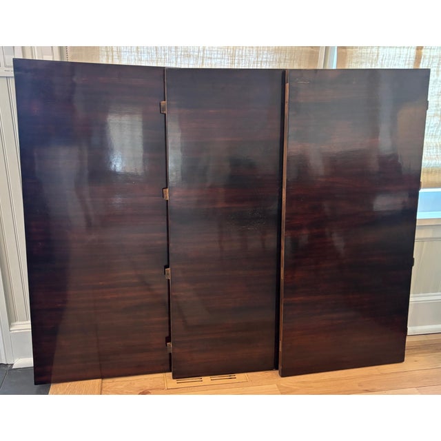 Chocolate Antique French Dining Table With 3 Extension Leaves For Sale - Image 8 of 8