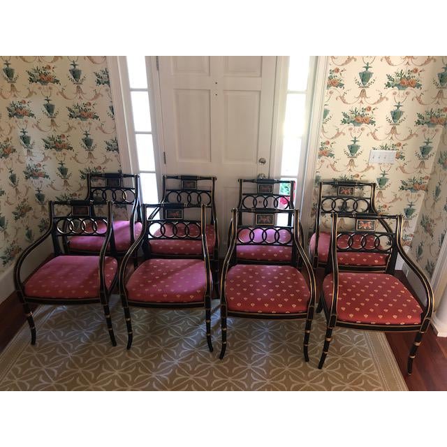 Hickory Chair Charleston Regency Dining Chairs Set Of 8 Chairish