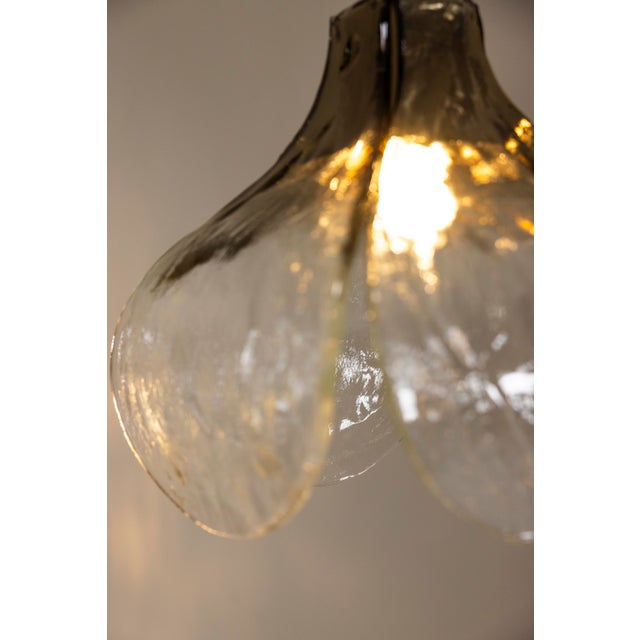 LsS184 Flower-Shaped Pendant Lamp by Carlo Nason for AV Mazzega, 1970s For Sale - Image 14 of 16