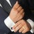 14KT Yellow Gold Men's Round Cut Diamond Ring (1 cttw, H-I Color, SI2-I1 Clarity) For Sale In New York - Image 6 of 7