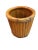 1960s Rattan and Bamboo Cachepot Vase For Sale In West Palm - Image 6 of 7