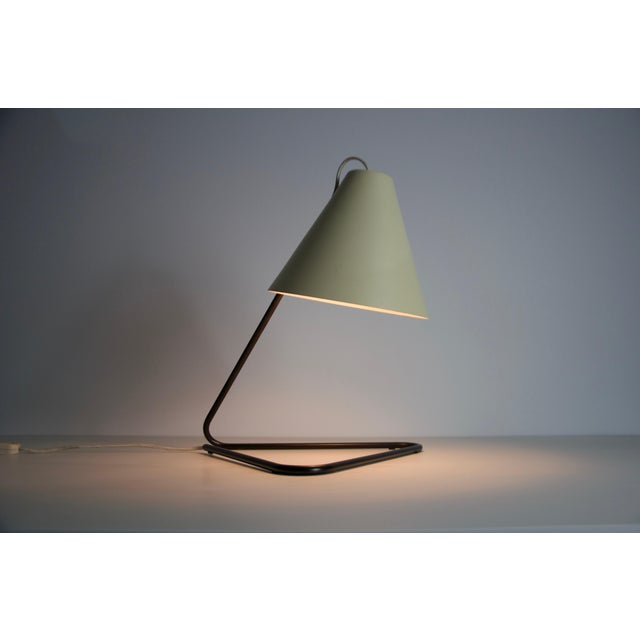 Mid Century Metal Table Lamp, 1960s, Italy For Sale - Image 9 of 9