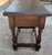 Antique Hand Hewn Side Table With Drawer and Pegged Construction For Sale In Dallas - Image 6 of 8