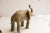 Metal Vintage African Elephant Sculpture For Sale - Image 7 of 9