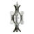 Sculptural Chandelier in Chrome and Smoked Lucite, Robert Sonneman, C. 1970's For Sale