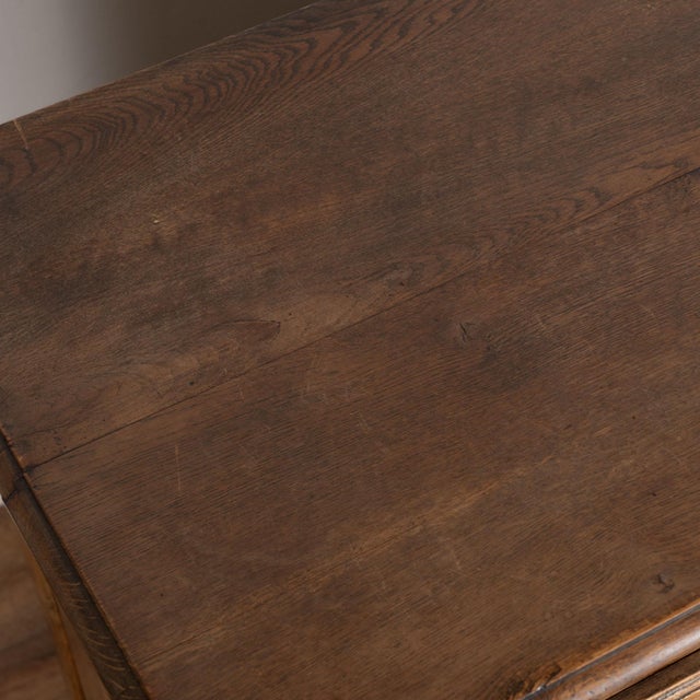 Long French Oak Four Door Sideboard Buffet For Sale - Image 4 of 18