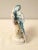1960s Blue and White Royal Sealy Porcelain Parrot Figurine Old Florida Chinoserie Style For Sale - Image 5 of 10