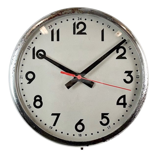 Vintage Wall Clock from PAl, 1950s For Sale