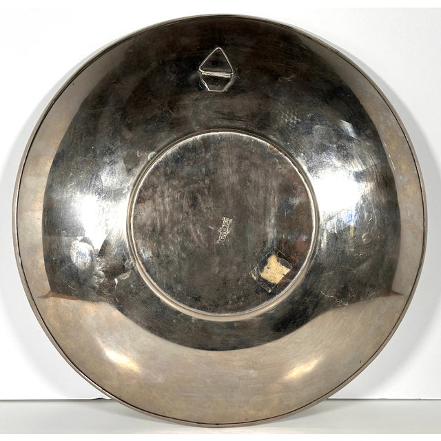 Brazilian Butterfly Wing Morpho Jesus Christ Charger C. 1950s For Sale - Image 12 of 17