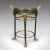 This is an antique bottle cooler, a French, painted brass cocktail party or jardinière stand, dating to the Victorian...