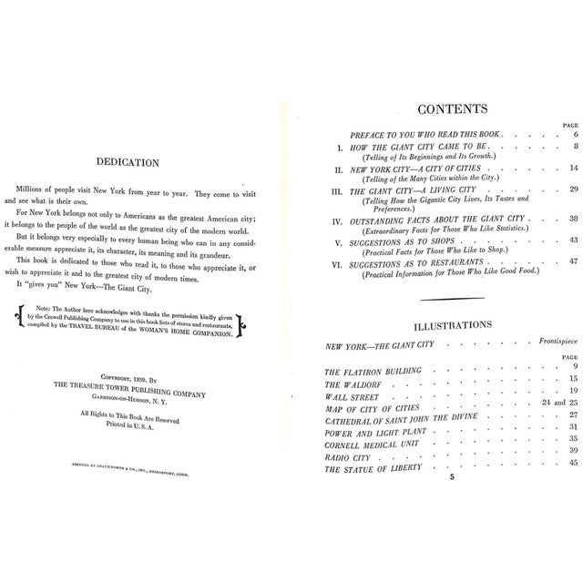 "New York the Giant City: An Introduction to New York" 1939 Portor, Laura Spencer For Sale - Image 9 of 12