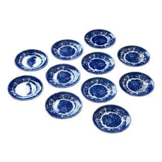 Vintage English Avon Cottage Plates by Enoch Wedgwood Avon, 1950s, Set of 11 For Sale