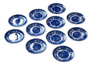 Vintage English Avon Cottage Plates by Enoch Wedgwood Avon, 1950s, Set of 11