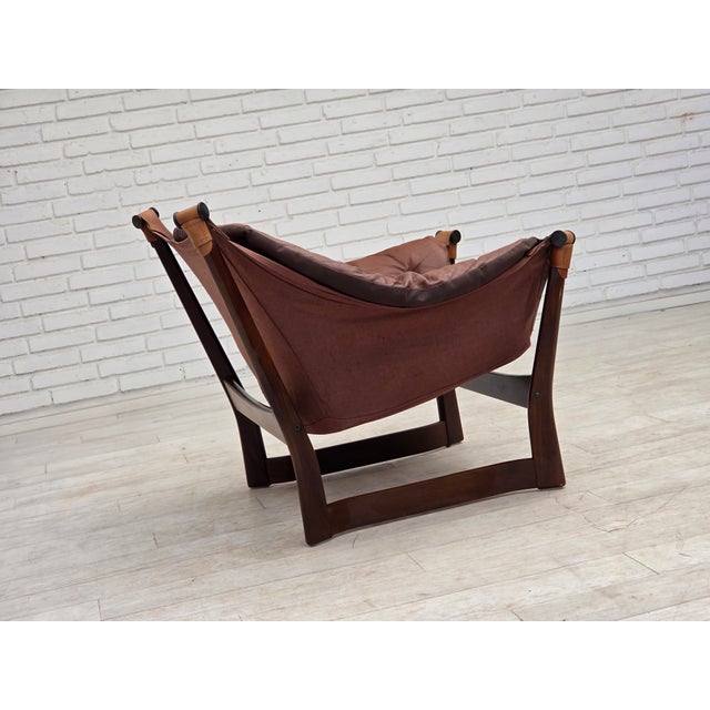 Norwegian Trega Lounge Chair by Tormod Alnaes, 1970s For Sale - Image 11 of 18
