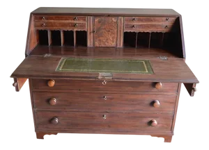 Antique Mahogany Wooden Secretary