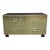 Sarreid Brass Clad Campaign Style Two-Drawer Chest For Sale